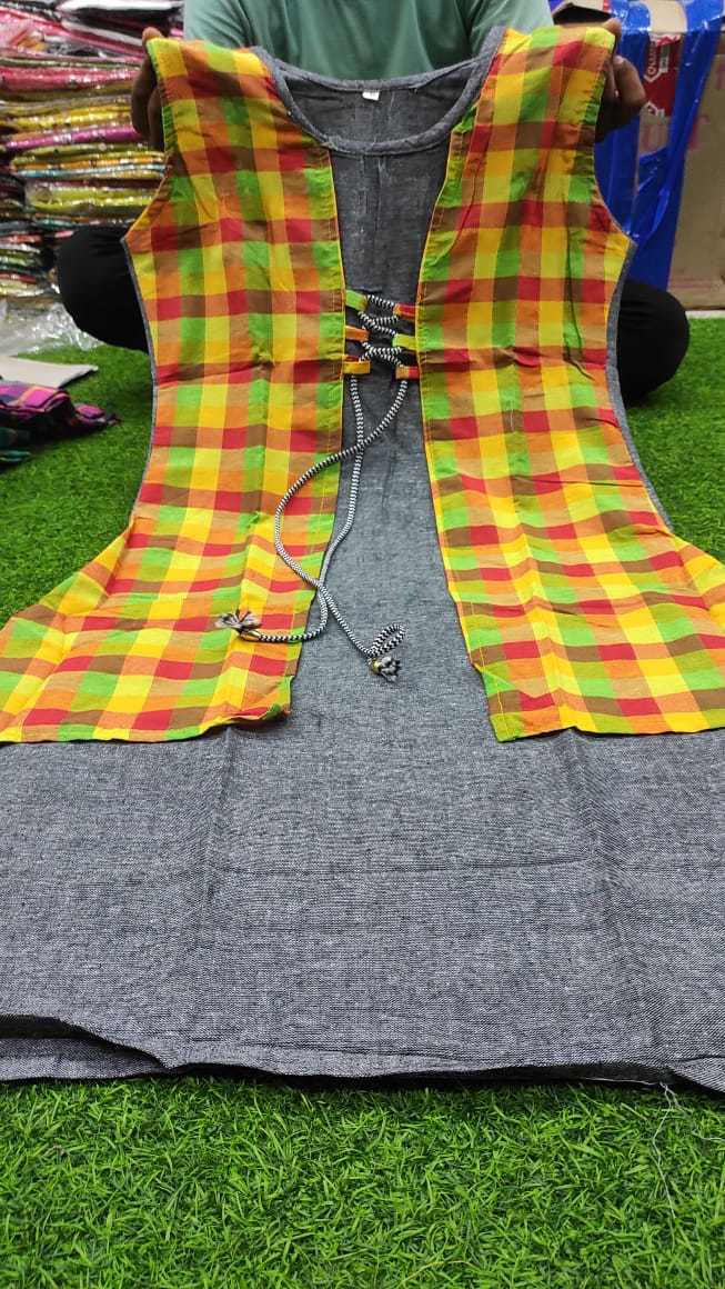 Ladies Kurti - Khadi Cotton Collection, Adult Size, 17 Color Options, Short Sleeves, Breathable & Washable For All Seasons