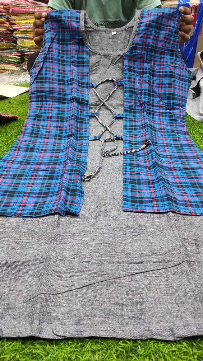 Ladies Kurti - Khadi Cotton Collection, Adult Size, 17 Color Options, Short Sleeves, Breathable & Washable For All Seasons
