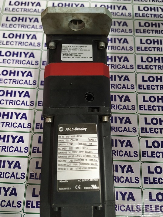 Allen-bradley Mpl-b320p-sj22aa Brushless Servo Motor,46v,500-rpm