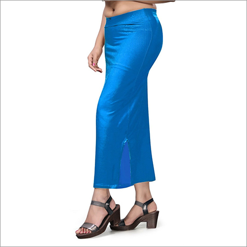 Plain Royal Blue Beige Saree Shaper