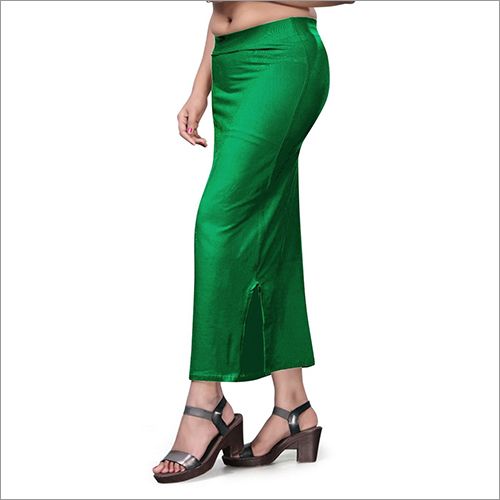 Plain Green Beige Saree Shaper