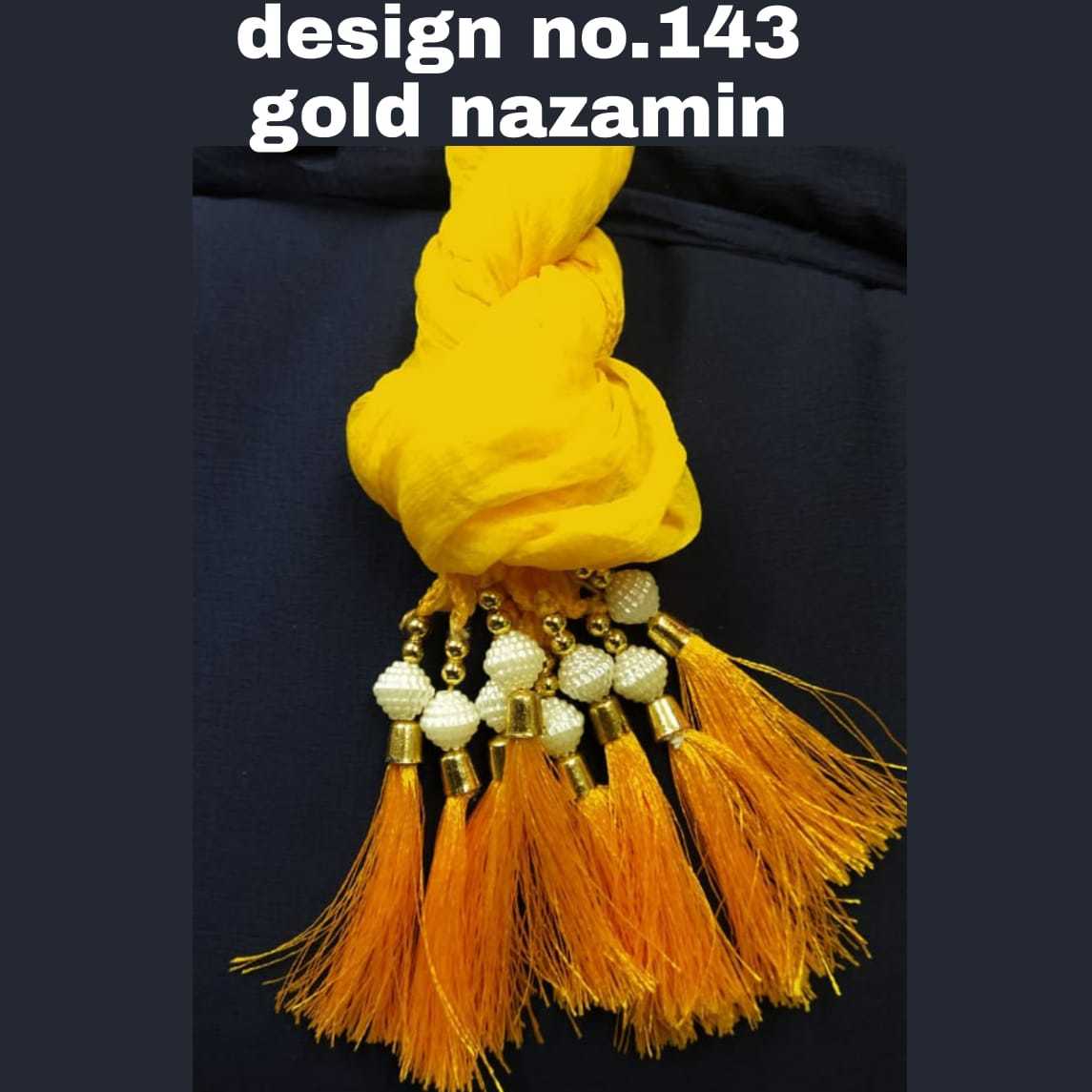 Same Plain Gold Nazamin Dupatta