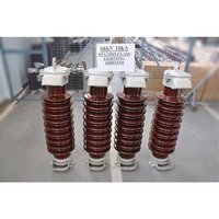 60Kv 10Ka पोर्सिलेन स्टेशन क्लास -3 लाइटनिंग अरेस्टर