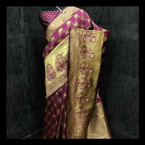 Ladies pure kanjipuram silk