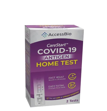 Travel Antigen Test - Nasal Swab, 10-minute Rapid Results, 95% Accuracy, Fda Eua, Mobile App, Shareable Results