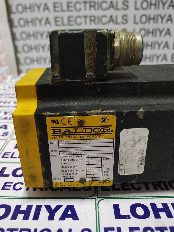 Baldor Bsm80c-375aa Servo Motor