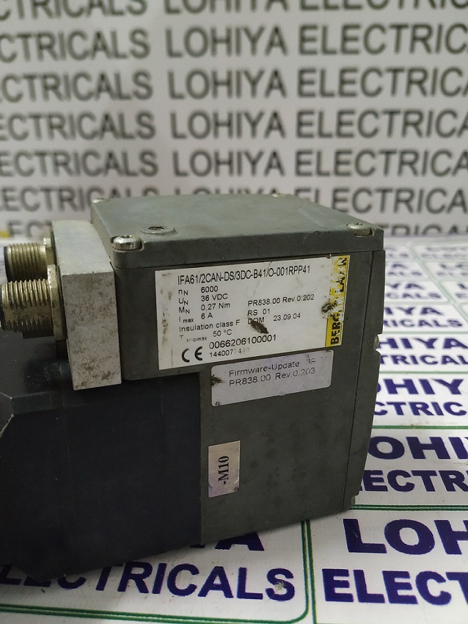 Berger Lahr Ifa61/2can-ds/3dc-b41/o-001rpp41 Servo Motor