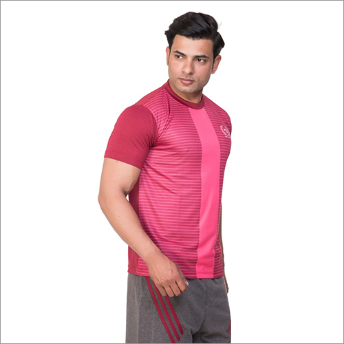 Mens Sublimation Print Sports T-shirt - Color: Multicolor