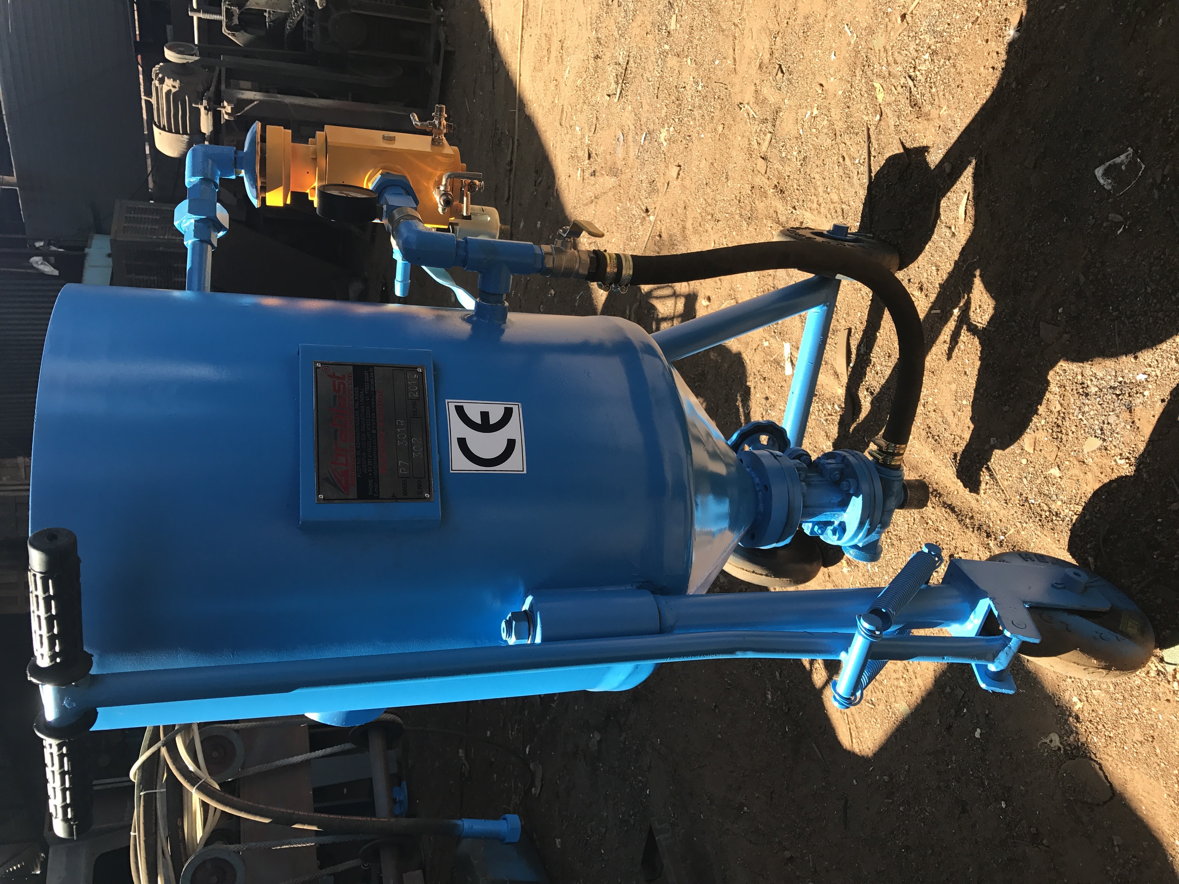 Green Portable Abrasive Sand Blasting Machines Ab-p7-301r