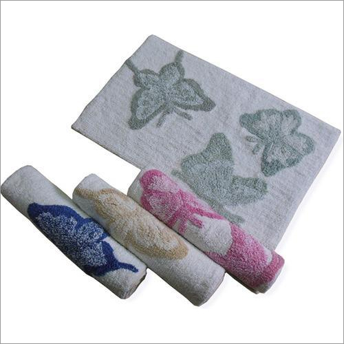 Printed Bath Mat - Quality Fabric , Anit Slip | Designer Rectangle Shape, Multicolor Prints for Home Use