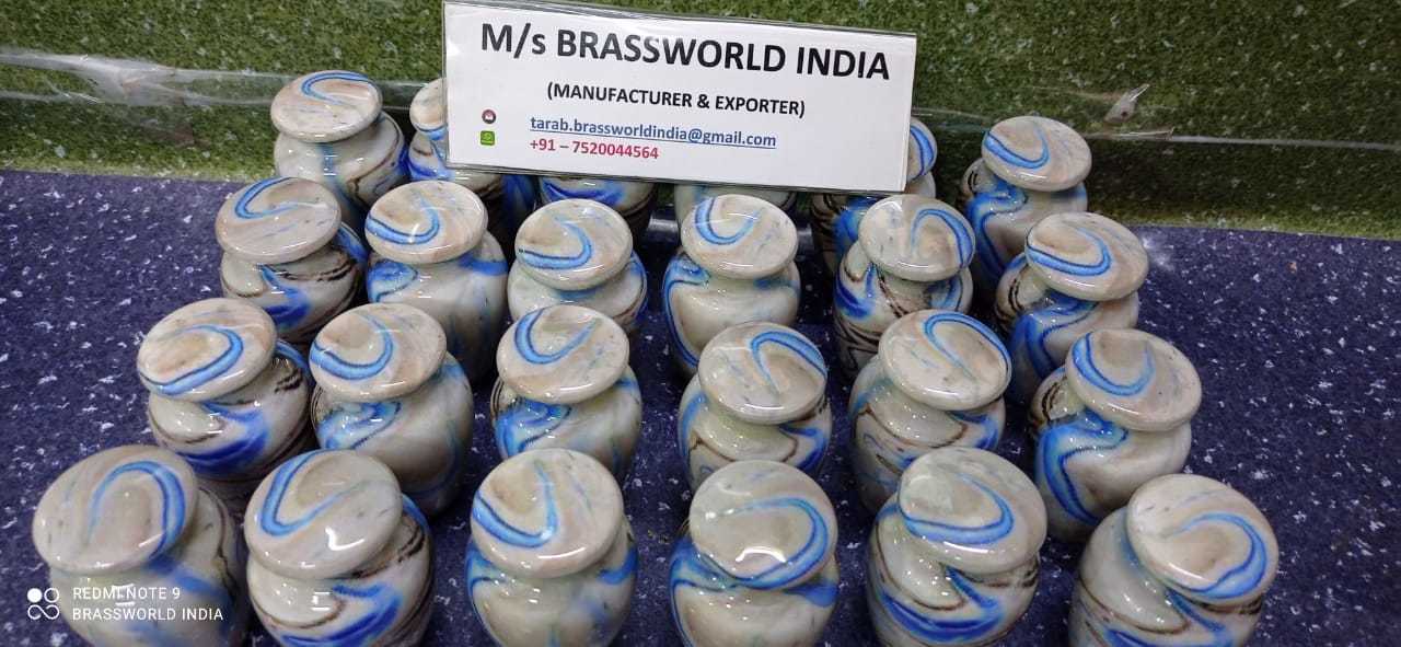 Aluminium Colourful New Designed Keepsake Cremation Urn