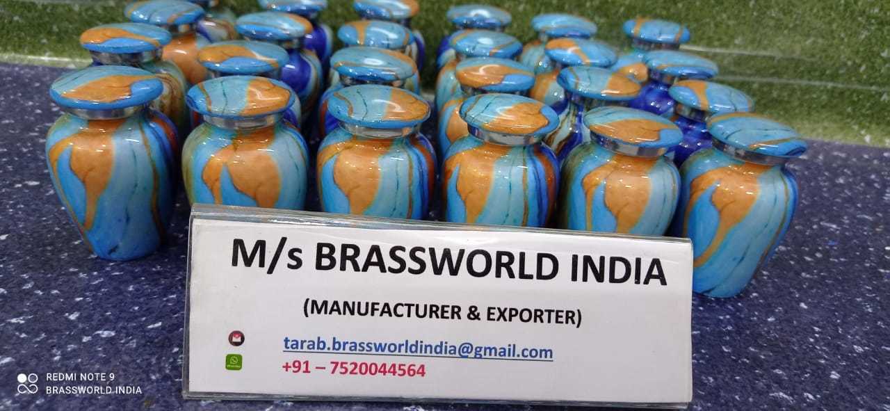 Aluminium Colourful New Designed Keepsake Cremation Urn