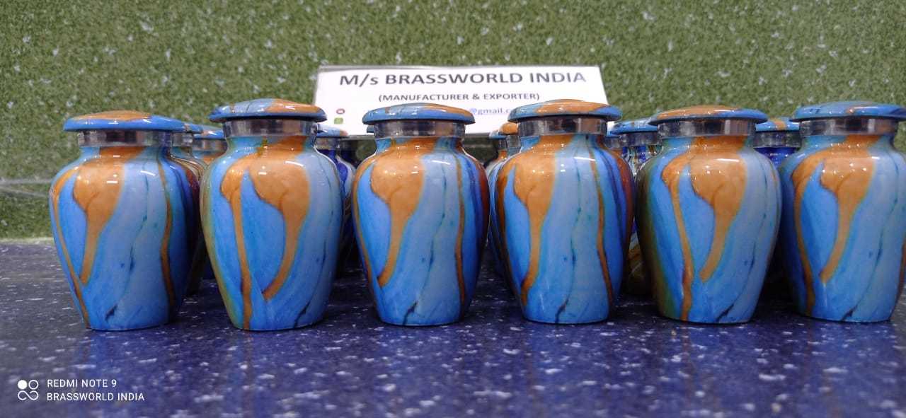 Aluminium Colourful New Designed Keepsake Cremation Urn