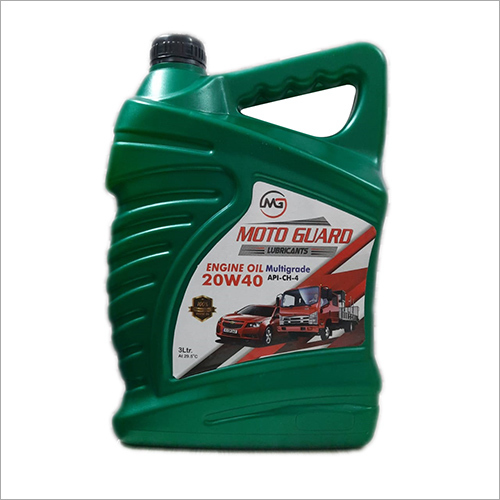 Moto Guard 20W40 API CH-4 Multigrade Engine Oil - Industrial Use, 99% Ash Content, Available in Red, Green, or Black Barrels, Drums, Cans