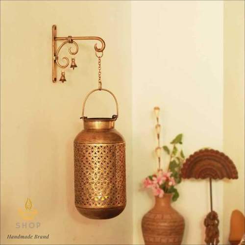 Polishing Burni Diya Lantern With Hanger