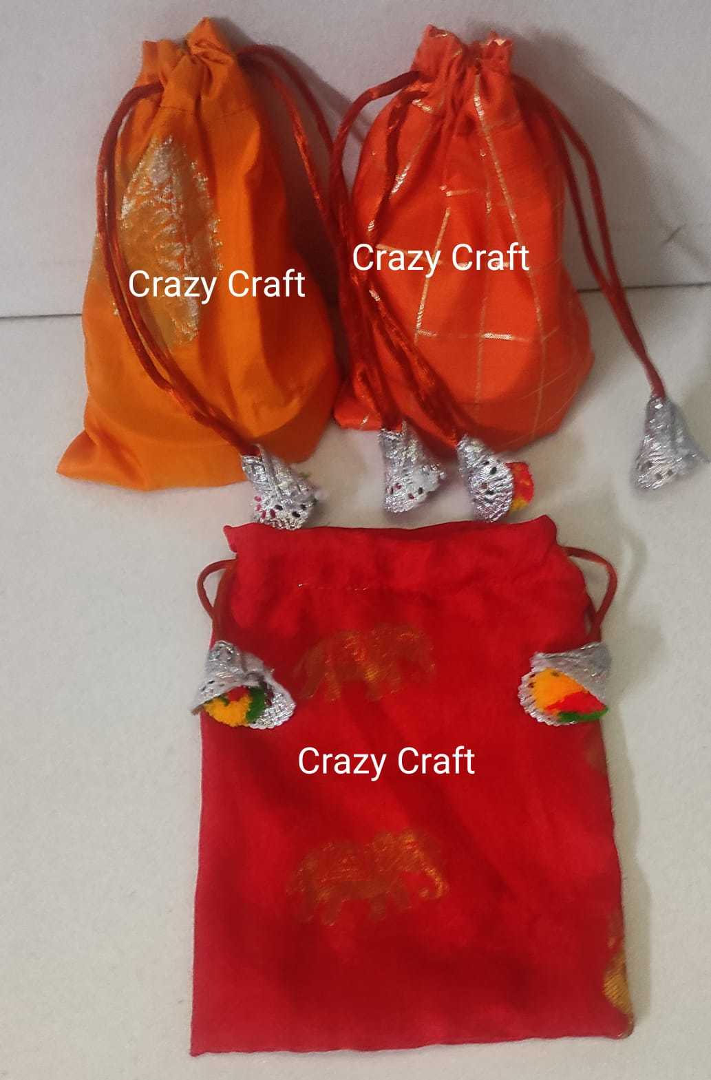 Designer Jute Multicolour Potli