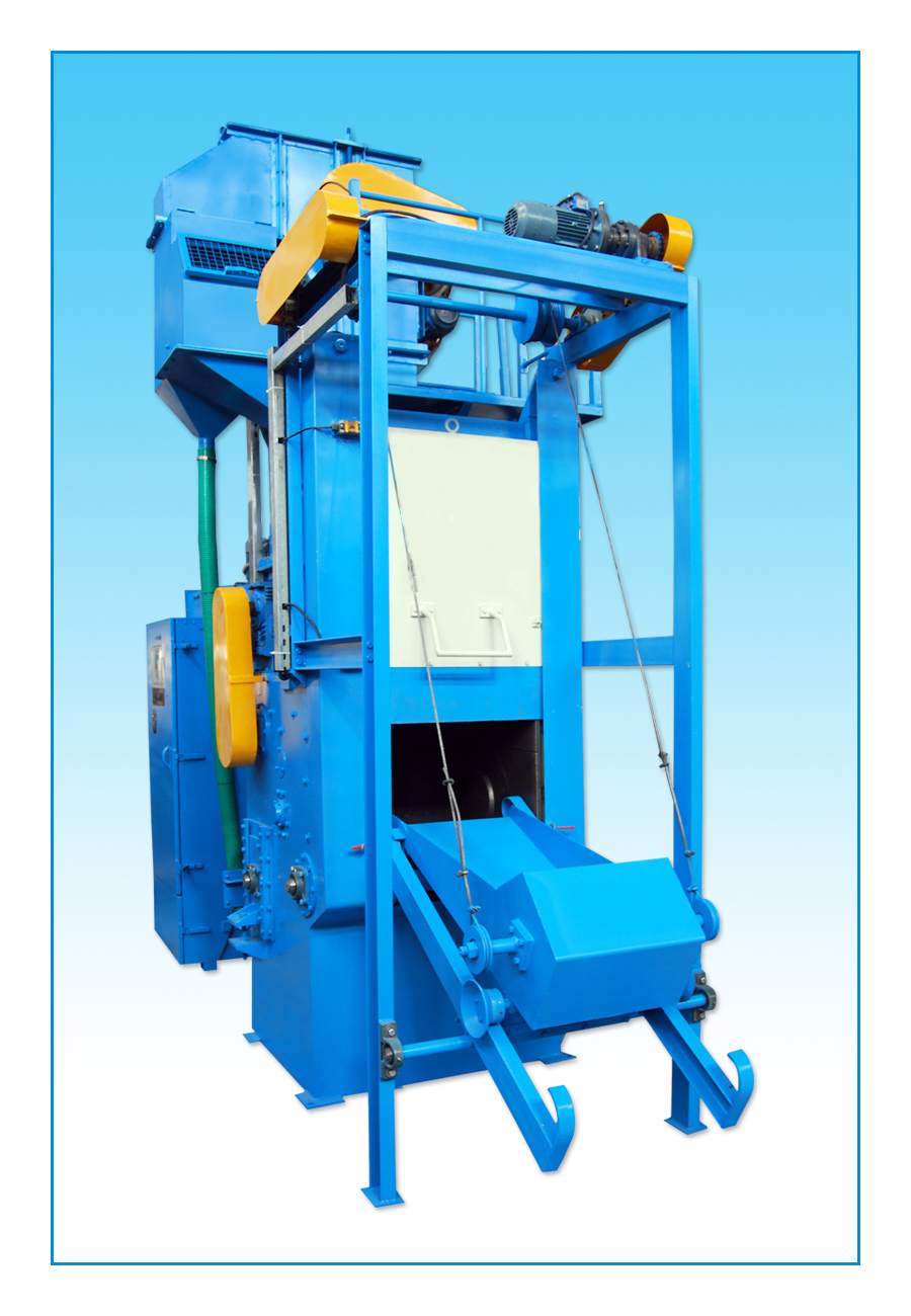 Semi Automatic Tumblast Type Airless Shot Blasting Machine