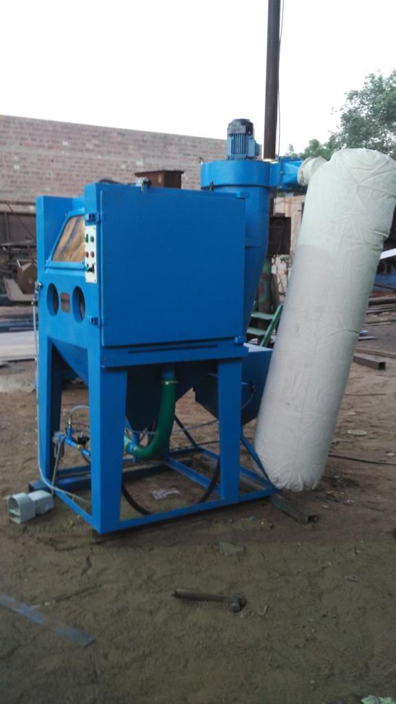 Semi Automatic Cabinet Type Abrasive Blasting Machine Super Blaster Asb-12090