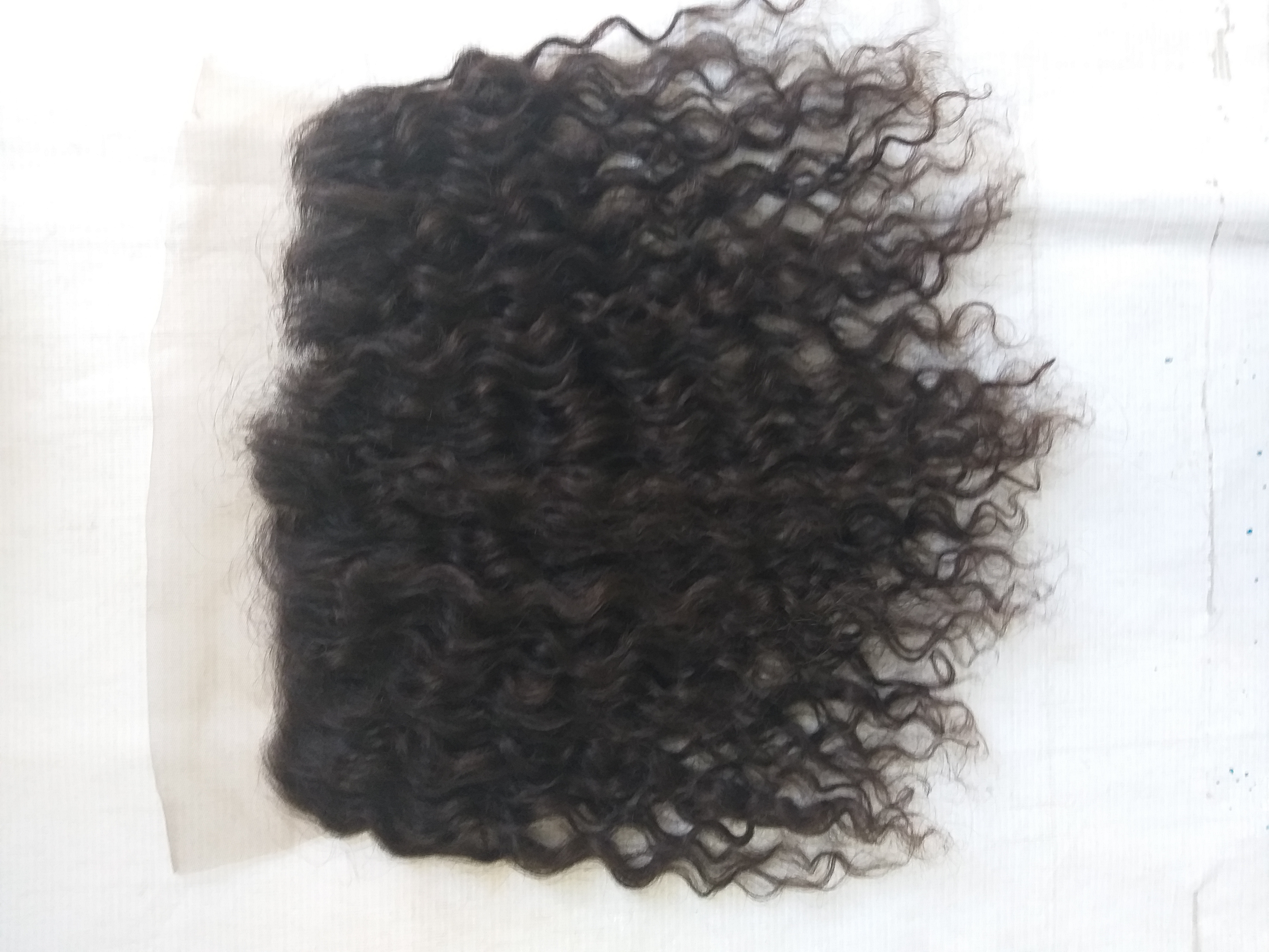 Raw Curly Lace Frontal - 13x4 Transparent Lace | Soft, Tangle-free, Remy Indian Hair, Natural Look, Dyeable, Available In 10-26 Inches
