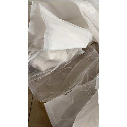White Nylon Cloth Fabric Texture: Plain