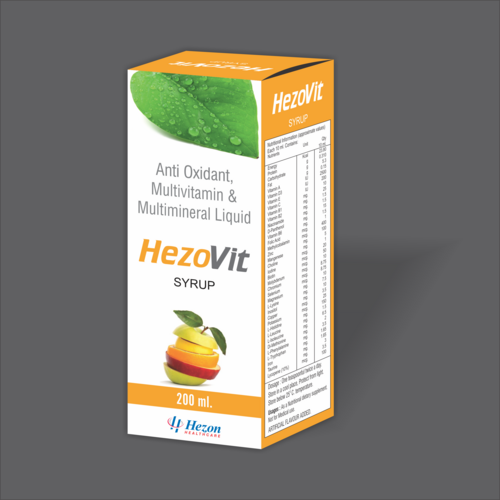 Anti Oxidant Multivitamin And Multimineral Liquid Syrup Health Supplements