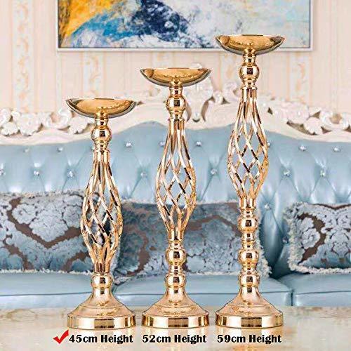 Brass Different Types Of Candelabra And Candle Set