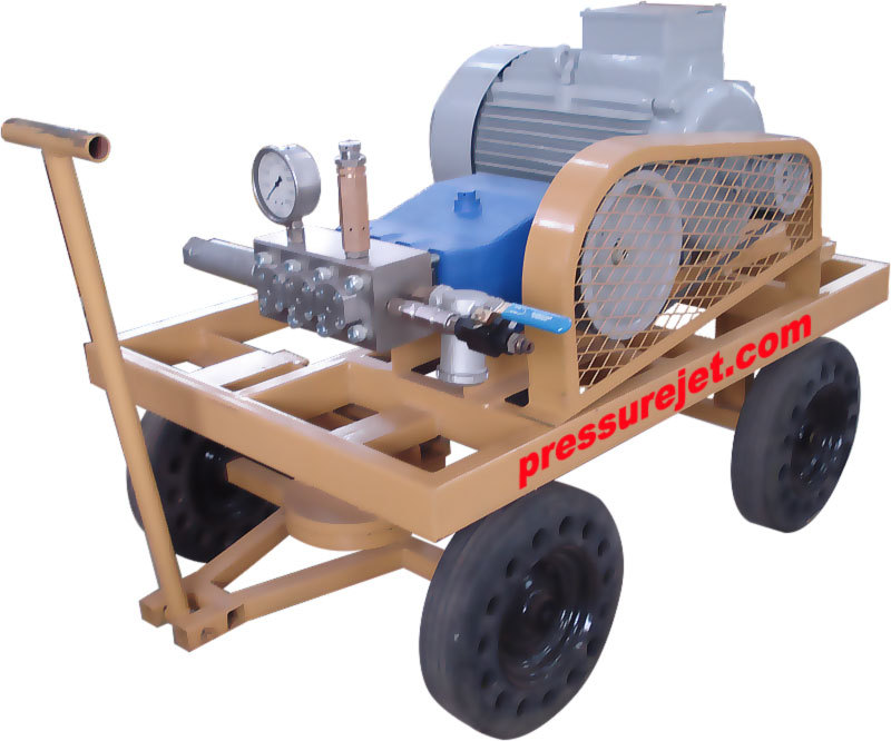 Blue High Pressure Hydro Blasting System