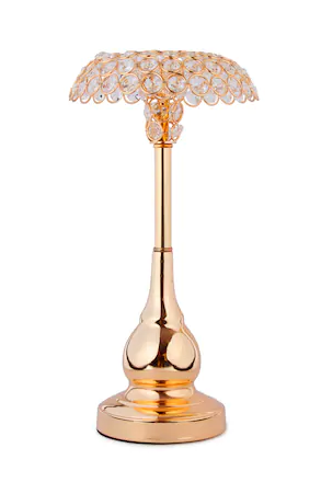Brass High Quality Rose Engraved Standard Designed Candle Holder