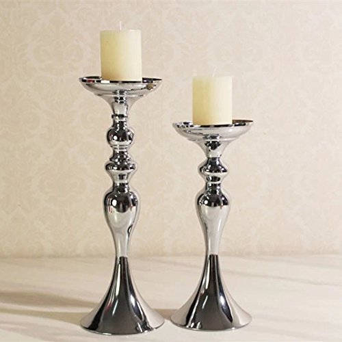 Silver And Copper Candle Stick Holder