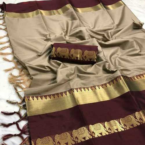 Ladies soft cotton saree