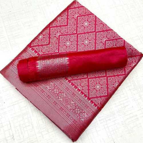 Ladies soft lichi silk saree