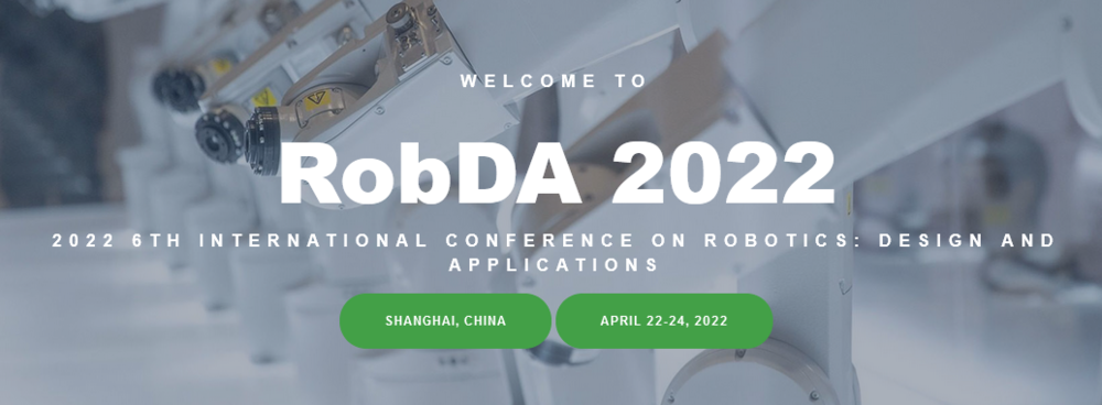 International Conference on Robotics Design and Applications (RobDA )