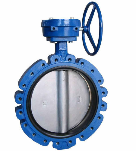 Wafer Check Valve - Stainless Steel, 20 Inch Size, Blue Color - Durable Powder Coated Structure for Industrial Applications