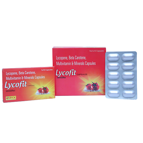 Lycopene, Beta Carotene, Multivitamin & Minerals Capsules - Drug Type: General Medicines