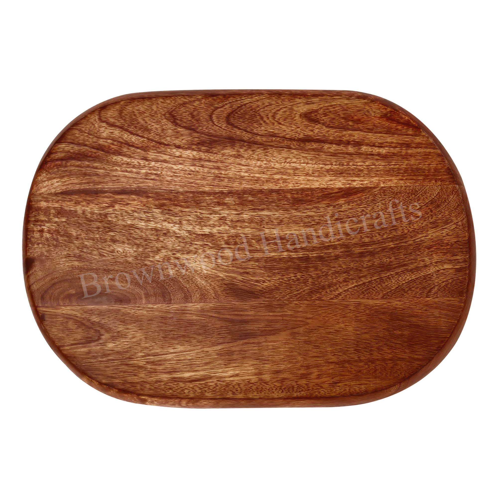Wood Wooden Oval Serving Tray