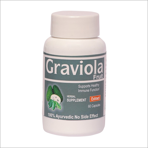 Graviola Fruit Capsules - Vegetarian Shell, 30/60/90 Capsules | Immunity Booster, Herbal Supplement, Allergen-Free