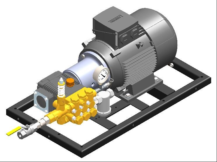 Pressurejet Hydro Jetting Pump Cold Water Cleaning