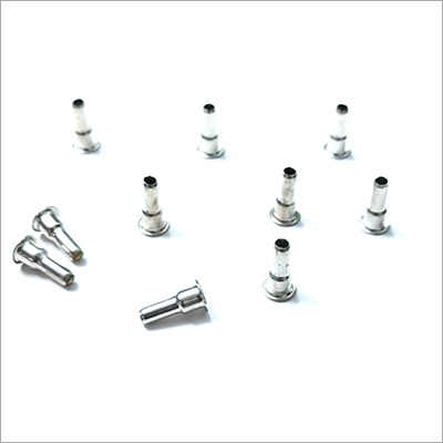 Silver Brass Double Step Eyelet