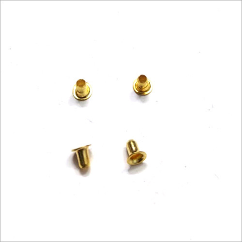 Switch Eyelet - Brass Metal, 2035 Size | Customizable Yellow and Silver Polish Finish