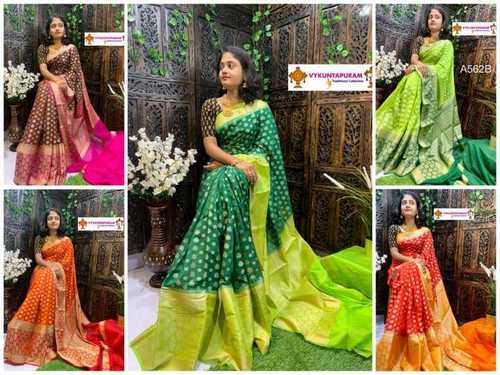 बनारसी चिनिया सिल्क साड़ी