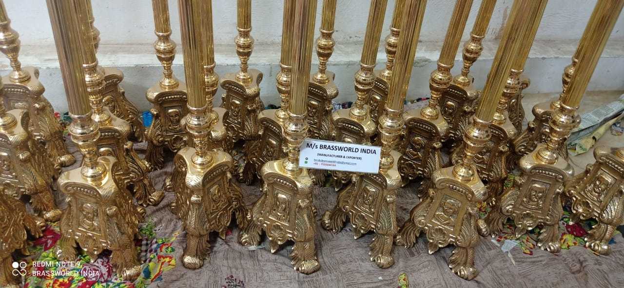 Decorative Brass Church Candle Stand Church Supplies