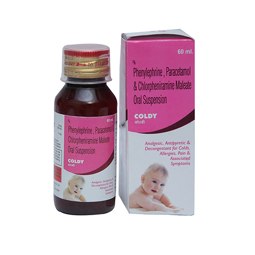 Phenylephrine, Paracetamol And Chlorpheniramine Maleate Oral Suspension