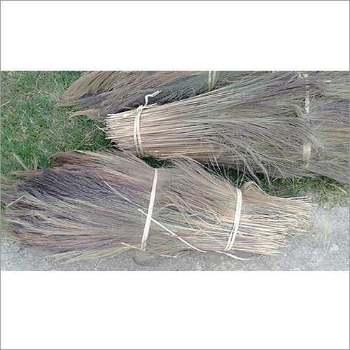 Floor Grass Broom - Grass Material, Varied Length, Brown Color | Durable, Easy To Use, Eco-friendly, Effective Cleaning, Long-lasting, Resilient