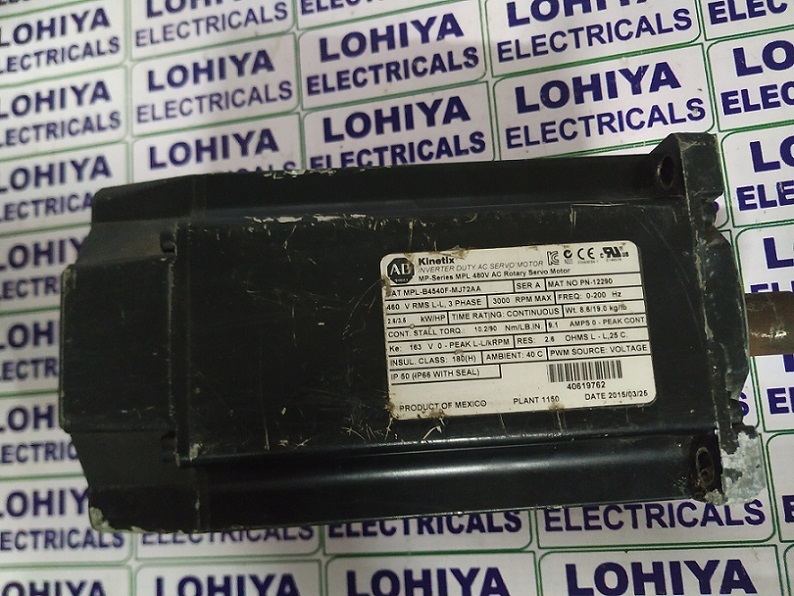 Allen Bradley Mpl-b4540f-mj72aa Servo Motor