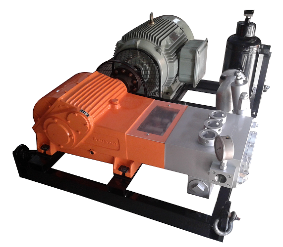 Blue Diesel Driven Hydro Test Pump