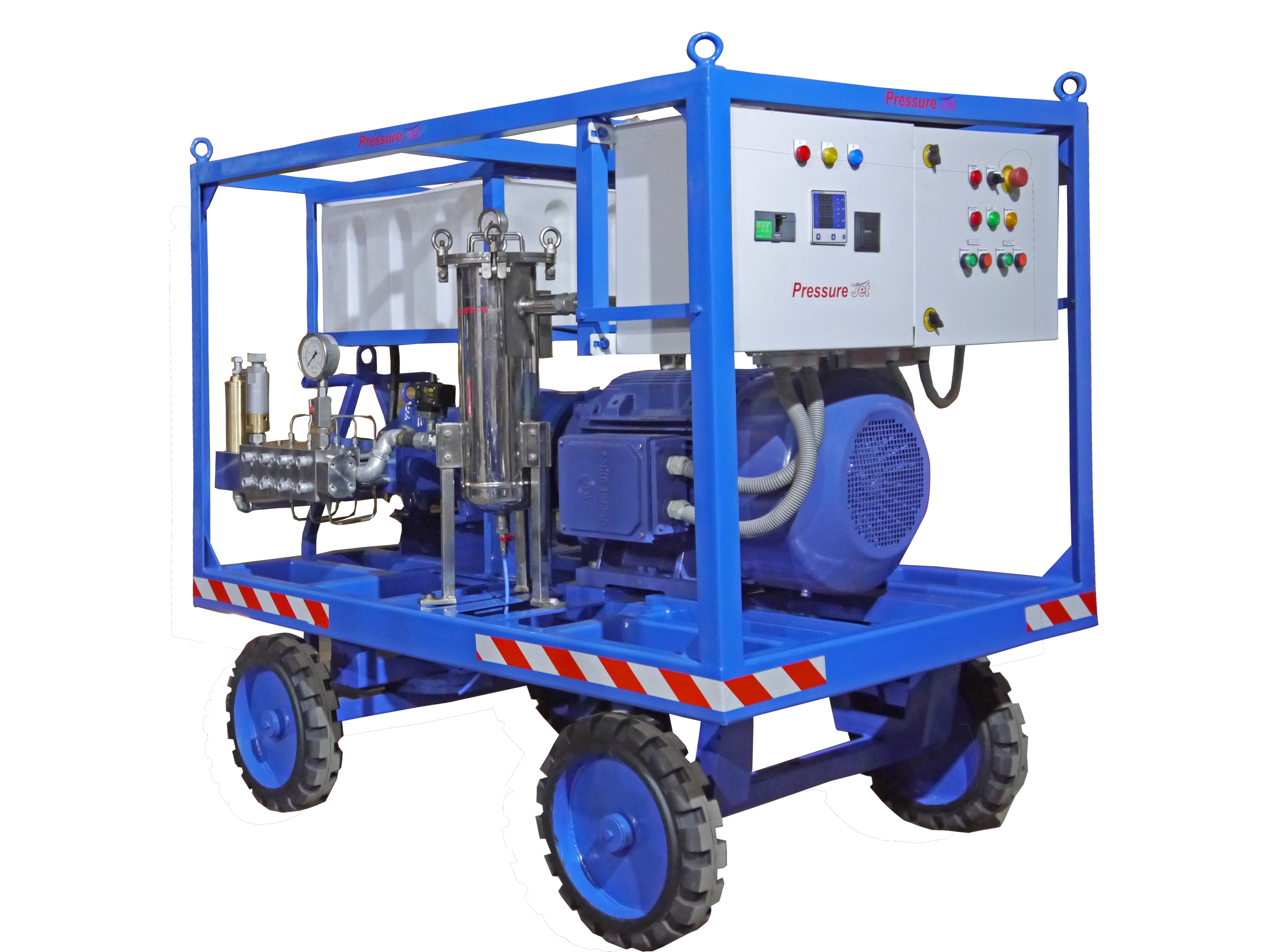 High Pressure Hydro Test Pump - Color: Blue