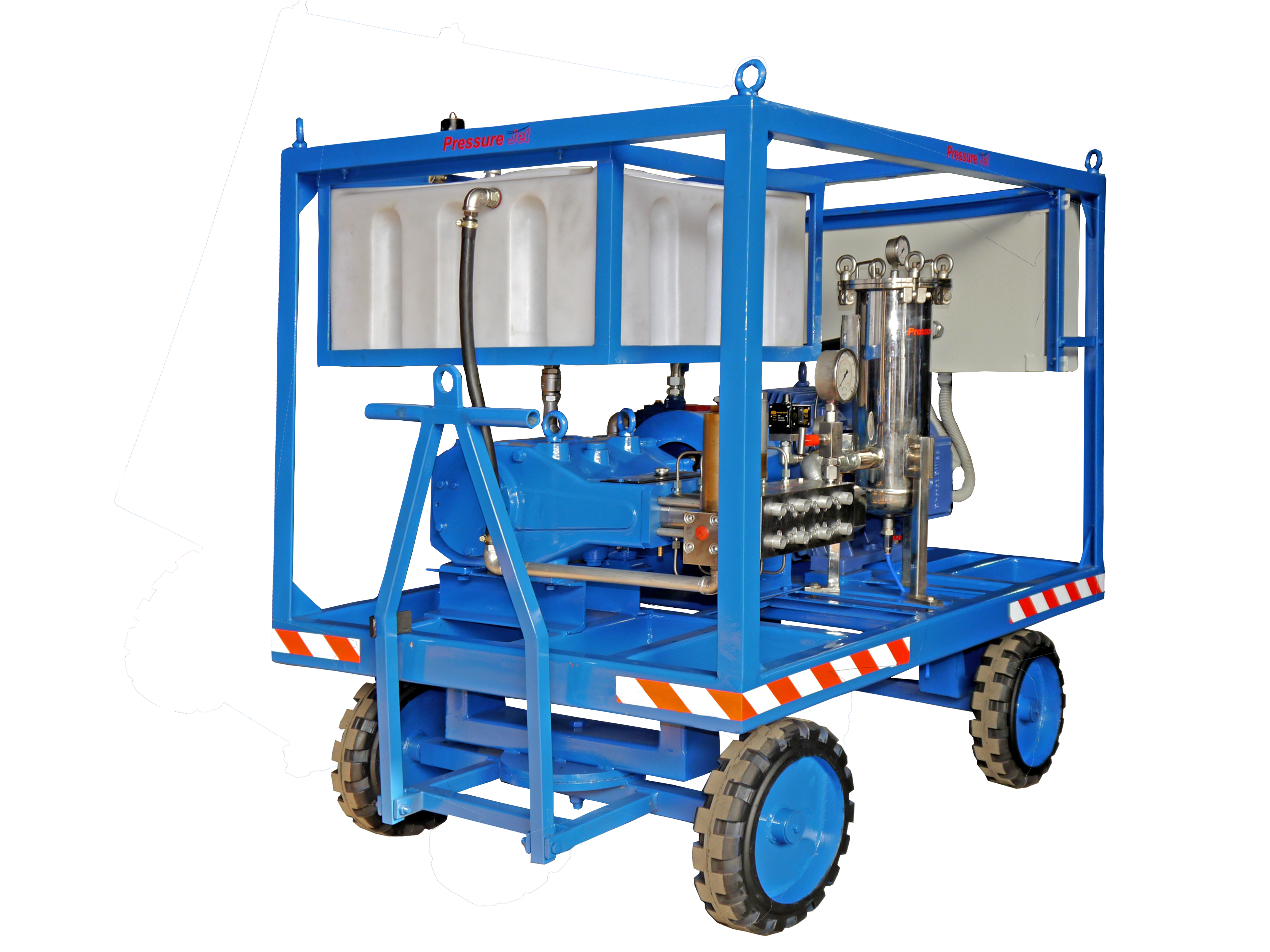 High Pressure Hydro Test Pump - Color: Blue