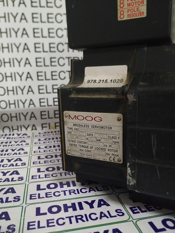 Moog W-2-p6-040-00-17-27 Brushless Servo Motor