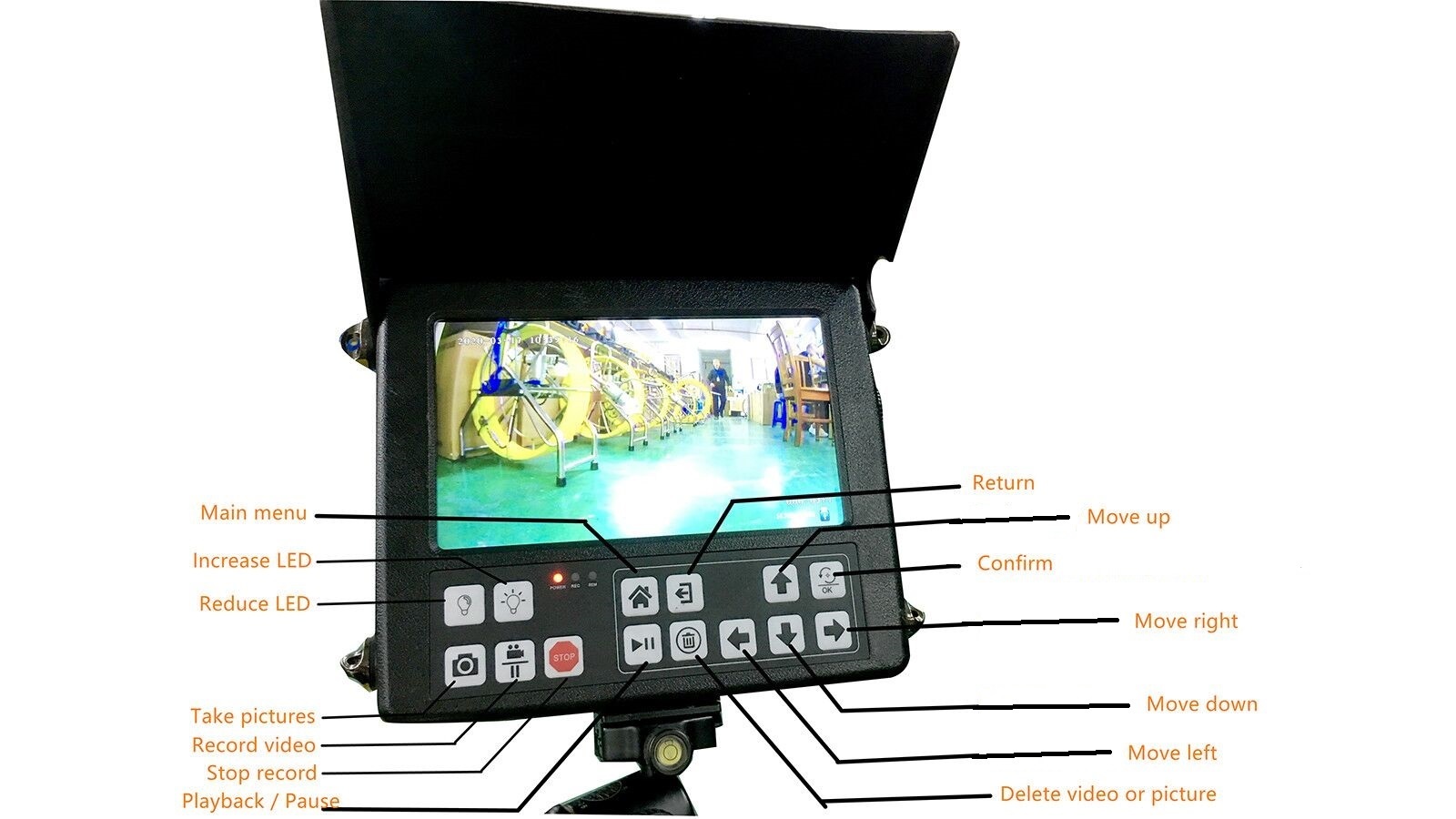 Borwell Pipe Inspection Camera Accuracy: 100 %