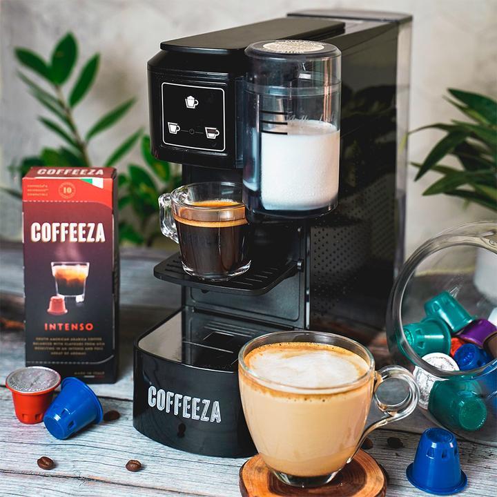 White Lattisso One-touch Capsule Coffee Machine